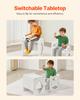 VEVOR Montessori Weaning Table and Chair Set, Wooden Toddler Table and Chair Set for Aged 1-5