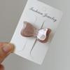 Korean Trendy Striped Bow Hair Clip for Girls