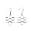 Filigree Teardrop Dangle Earrings Vintage Boho Leaf Drop Earrings For Women Ethnic Retro Jewelry