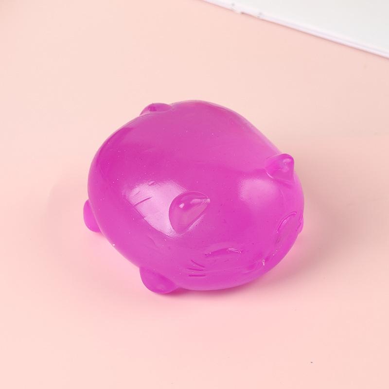 Glitzer Herz Maltose Quetsch Farbe Wechselnd Unter Licht Formbare Mehlkugel Langsamer Rückprall Stressabbau Spielzeug