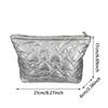 Korean Love Printed Quilted Cosmetic Bag Multifunctional Large Capacity Makeup Bag Waterproof Skincare Products Pouch Travel