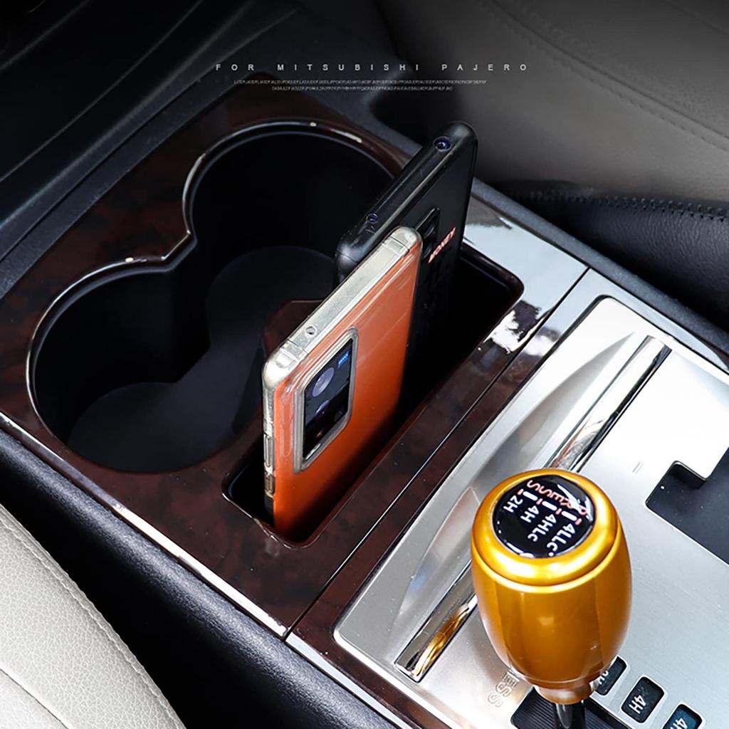 Aosseiye Storage Box Car Front Seat Cup Holder Central Control Storage Box Mitsubishi Montero
