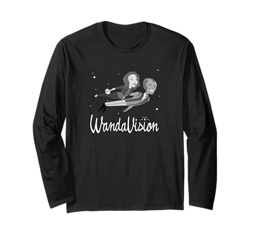 Marvel WandaVision Retro Cartoon Logo Long-Sleeve T-Shirt