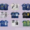 1988-2011 Series Serie A Classic Retro Football Uniform Jerseys Inter Milan Home Away Short Sleeves