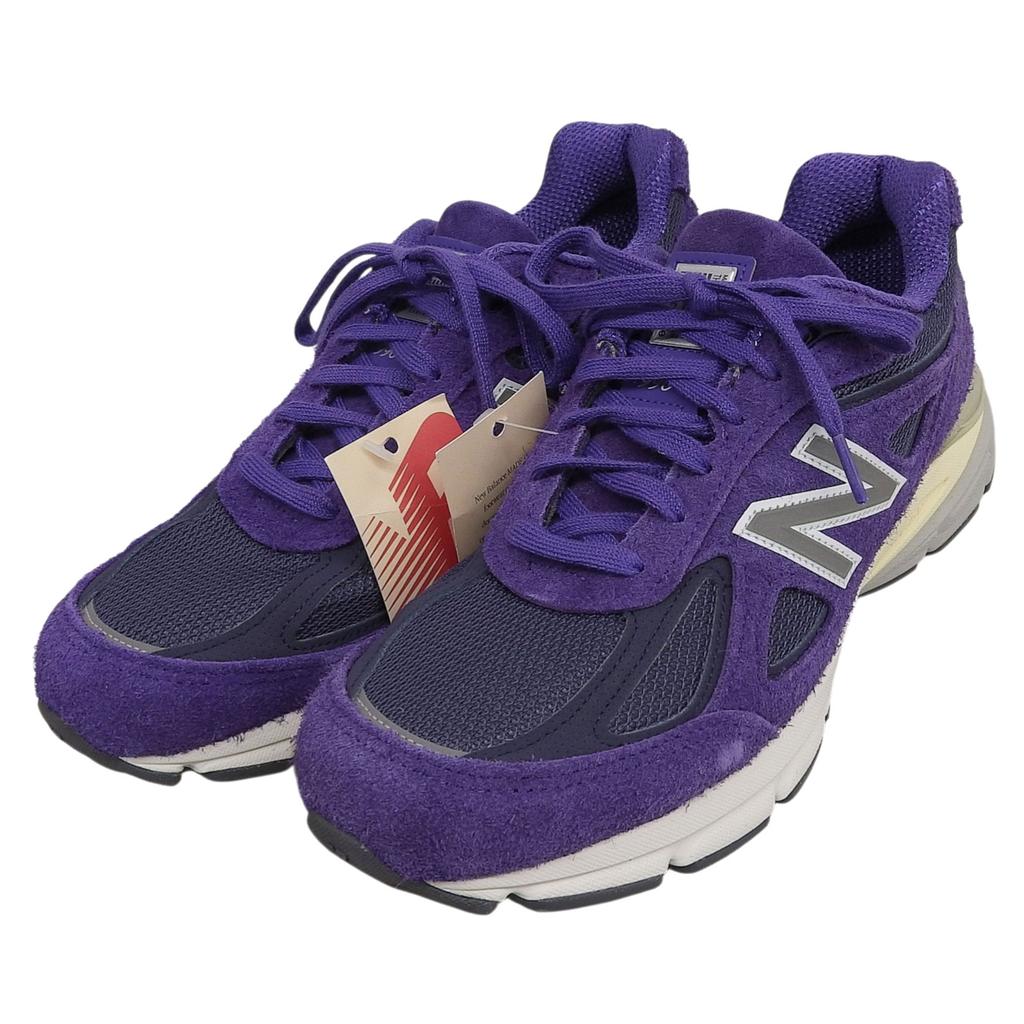Pristine NEW BALANCE Sneakers 990V4 Purple Suede Purple Mens 26.5 U990TB4 Used