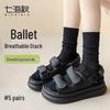 Qihaiqiu Women's Disposable Summer Mesh Ballet Crew Socks