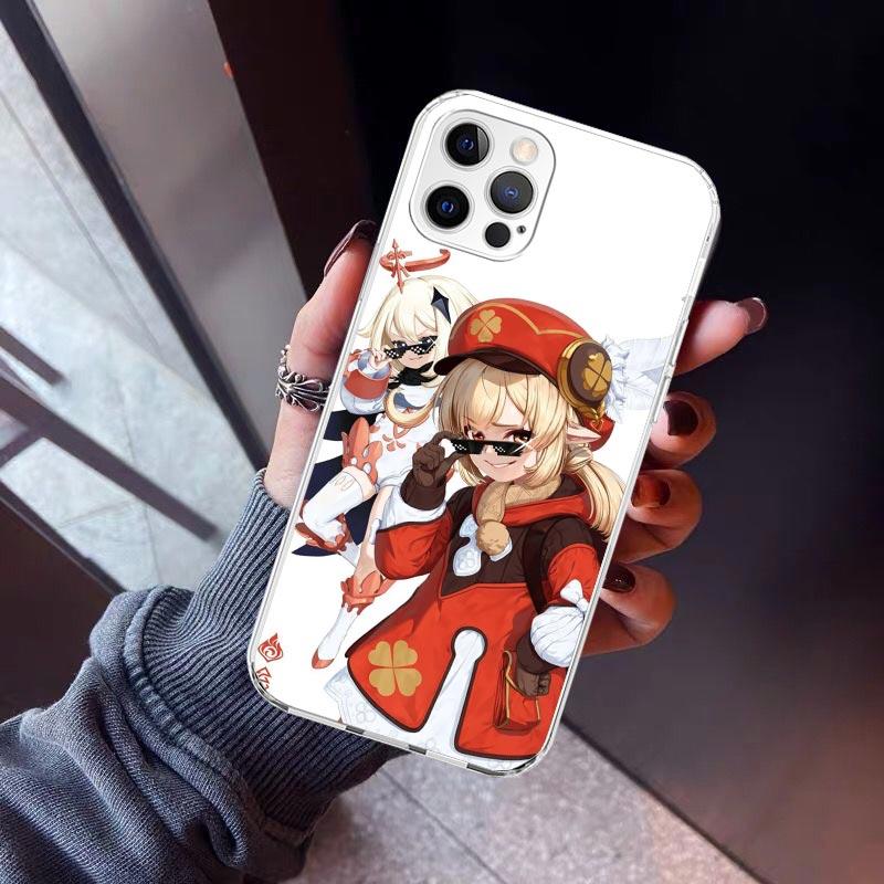 

Genshin Impact Klee Phone Case For iPhone 17 Air 11 13 Mini 14 15 Plus 16 12 Pro Max 16E SE 7 8 Pattern Soft TPU Back Cover 17 iPhone 14 Pro