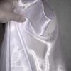 DIY Christmas Tree Bow Decoration Transparent Pearlescent Slightly Hard Organza Fabric Wedding Floral Wedding Dress Gowns Fabric