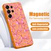 Bowknots Print Phone Case For Samsung S26 Ultra S25 Edge S24 Plus S23 FE A15 A16 A17 A35 A36 A37 A54 A55 A56 A57 5G Hybrid TPU+PC Magnetic Matte Cover