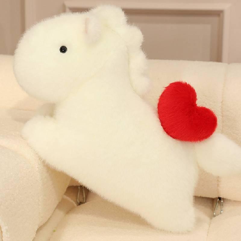 Plush Toy Horse Cute Animal Cartoon Doll Kids Birthday Gift Decoration Room