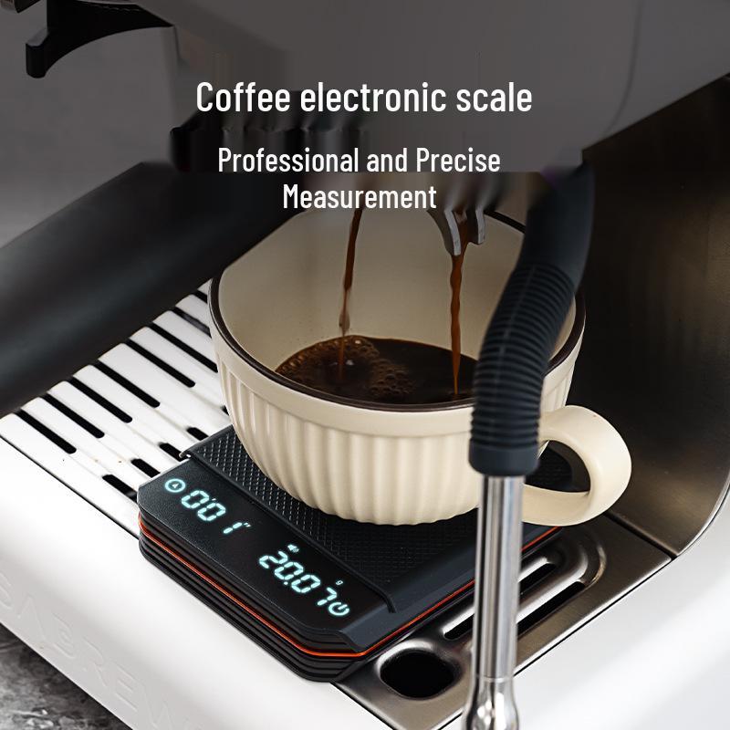 Smart Mini Coffee Scale with Three Modes and Automatic Timing - 2KG/0.1g Precision