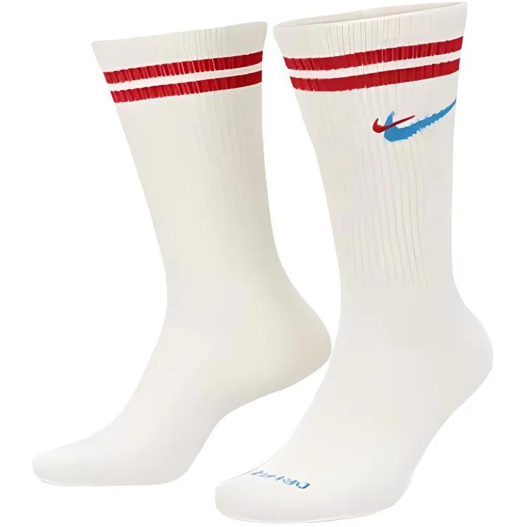 Nike EVERYDAY PLUS Crew Socks Unisex 1 Pack Ecru (Unisex) Crew Socks DQ9165 134