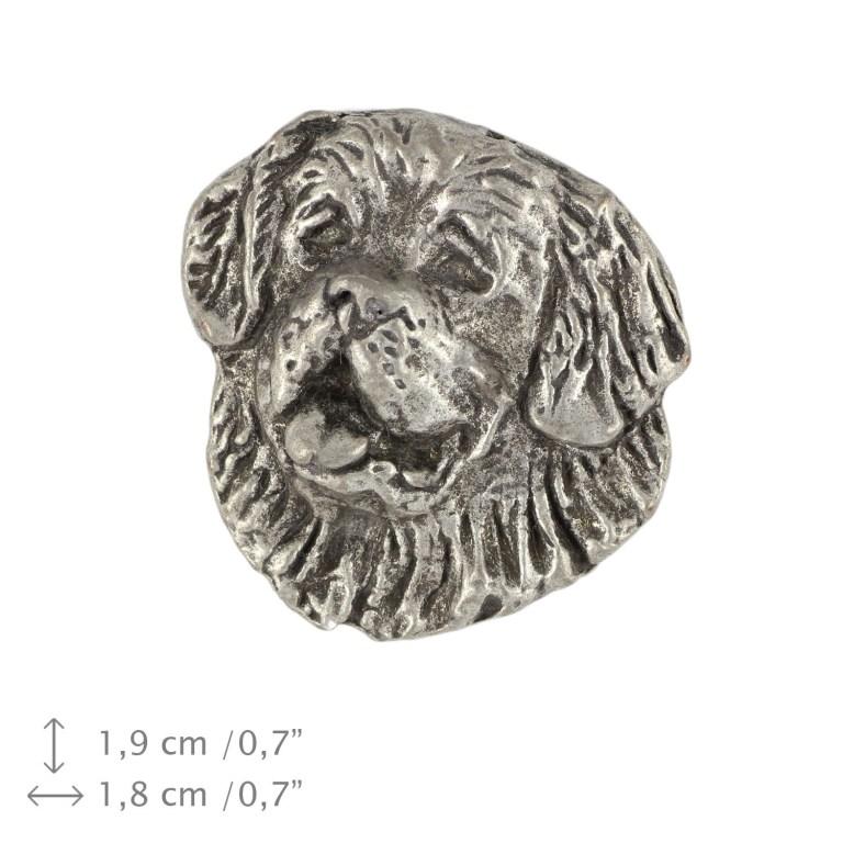 St. Bernard, Saint Bernard, Alpine Mastiff, Bernhardiner - Dog brooch in a gift box, elegant pin, lapel pin for Art-Dog brand jacket