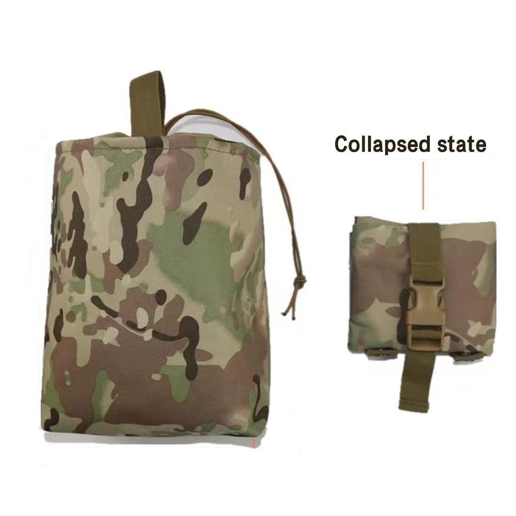 Drawstring Magazine Dump Pouch Roll-Up Drawstring Magazine Utility Pouch for Adventure Field Exploration