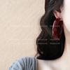 Ankola Red Earrings Femininity Autumn and Winter Earrings Fashion Versatile Earrings Wholesale
