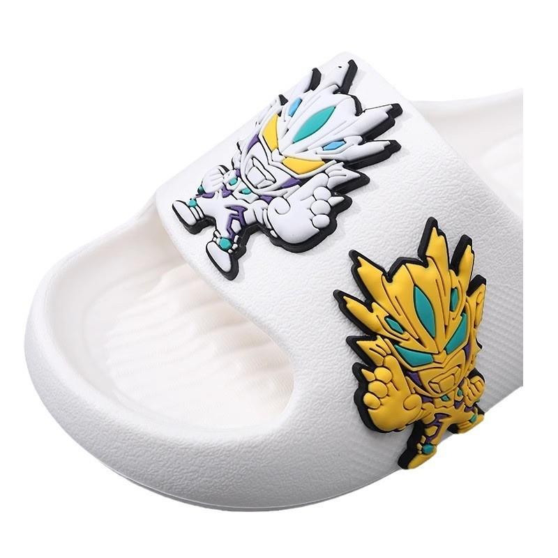 Cartoon Durable Boys Ultraman Summer Slippers Breathable Nonslip Indoor Sandals