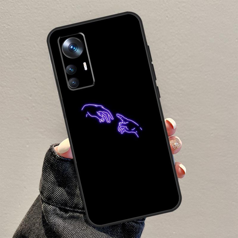 Neon Light Case For Xiaomi 13 14 15 Ultra 11T 12T 13T 14T Pro Cover For POCO X7 Pro X3 X5 X6 F5 F6 F7
