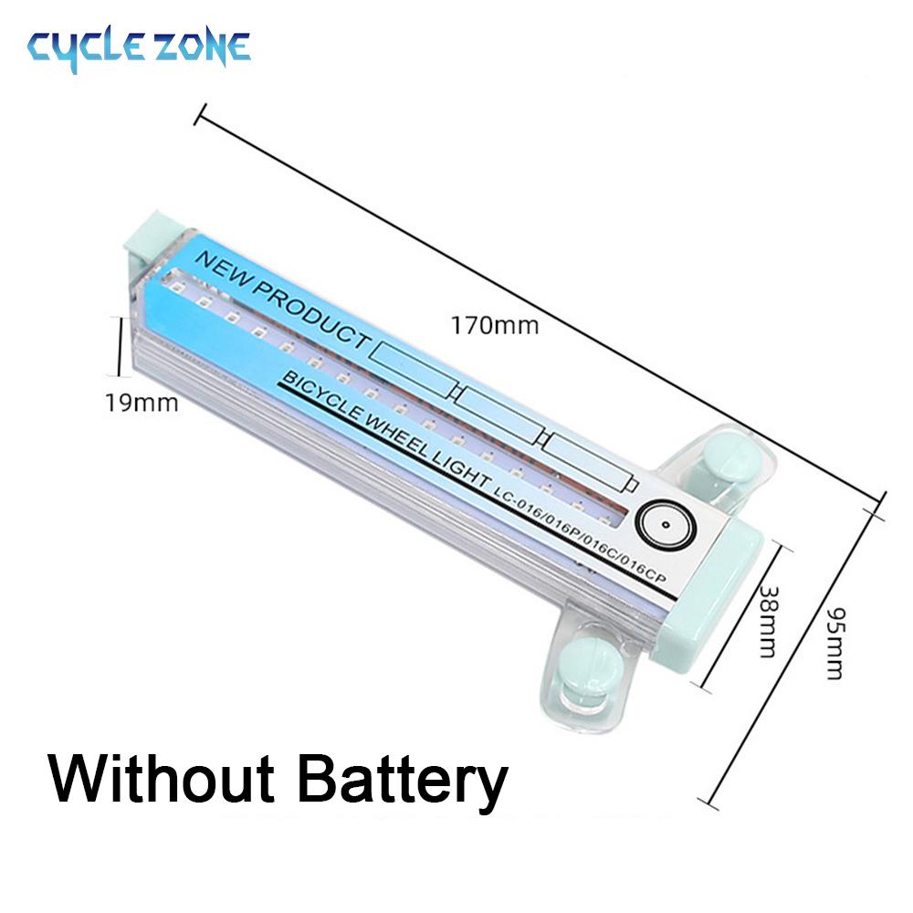 Bike Wheel Light Bicycle Spoke Light Safety Tire Light 30 Different Patterns Change Without Battery Waterproof Bike Accessories