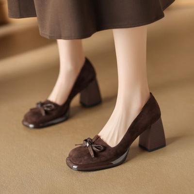 Mode Marke Echtem Leder Frauen Pumpen 2024 Neue Frühling Sommer Qulaity High Heels Plattform Kleid Party Büro Dame Schuhe