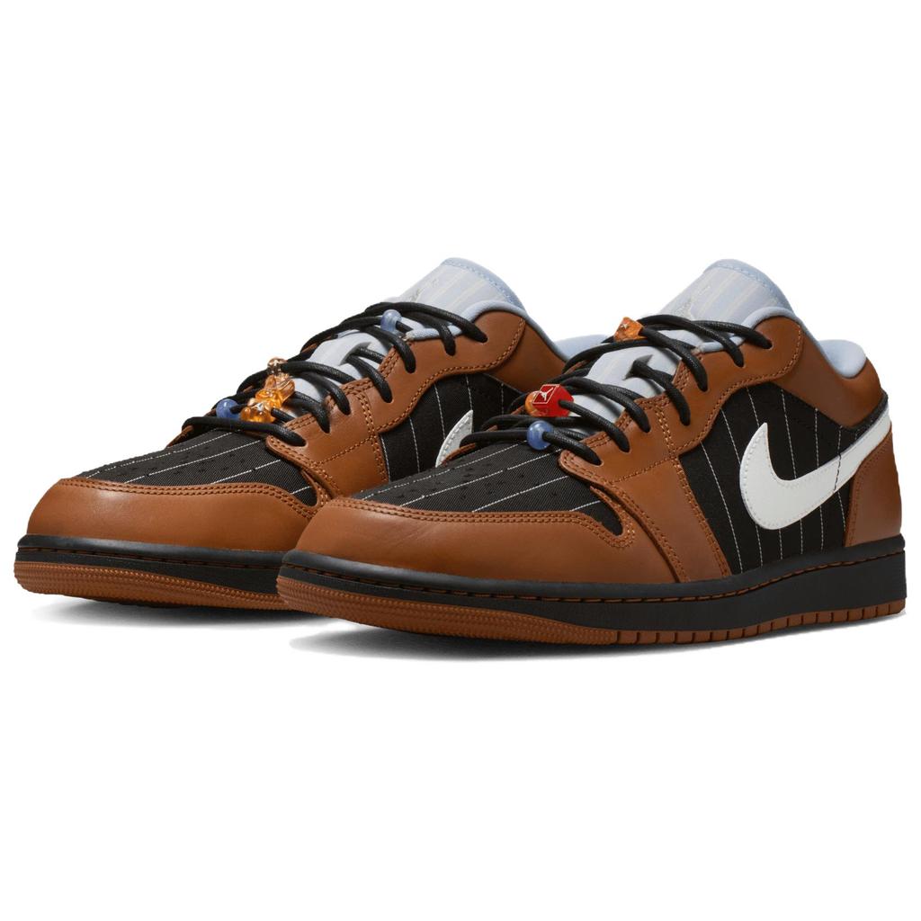 Jordan Air Jordan 1 Low top Vintage Basketball Shoes Men's Dark Brown IR7560-010