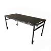 Portable Lightweight Tactical Hydraulic Table with Custom Lift-Folding and Infinitely Ejectable Legs for Outdoor Use