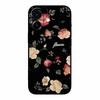 3D Emboss Case For iphone 17 2025 Phone Case Coque Flowers Black Silicone Soft Back Cover For iphone 17 5G Case 6.3" Funda Shell