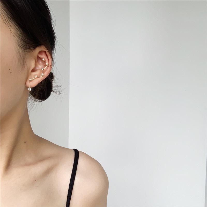 

Женские серьги-гвоздики с кубическим цирконом и большой Медведицей, романтические женские ювелирные украшения