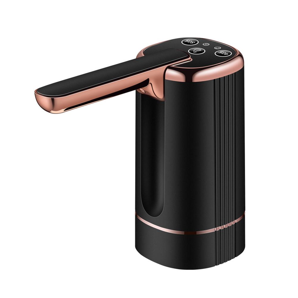 

Portable Water Bottle Pump USB Charging Electric Drinking Water Pump Suitable To Camp Travel Home Office чёрный