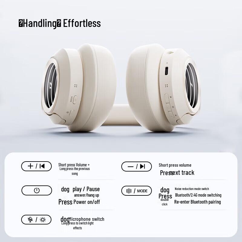 Edifier Halo Space Over-Ear Active Noise Cancelling Bluetooth Gaming Headphones