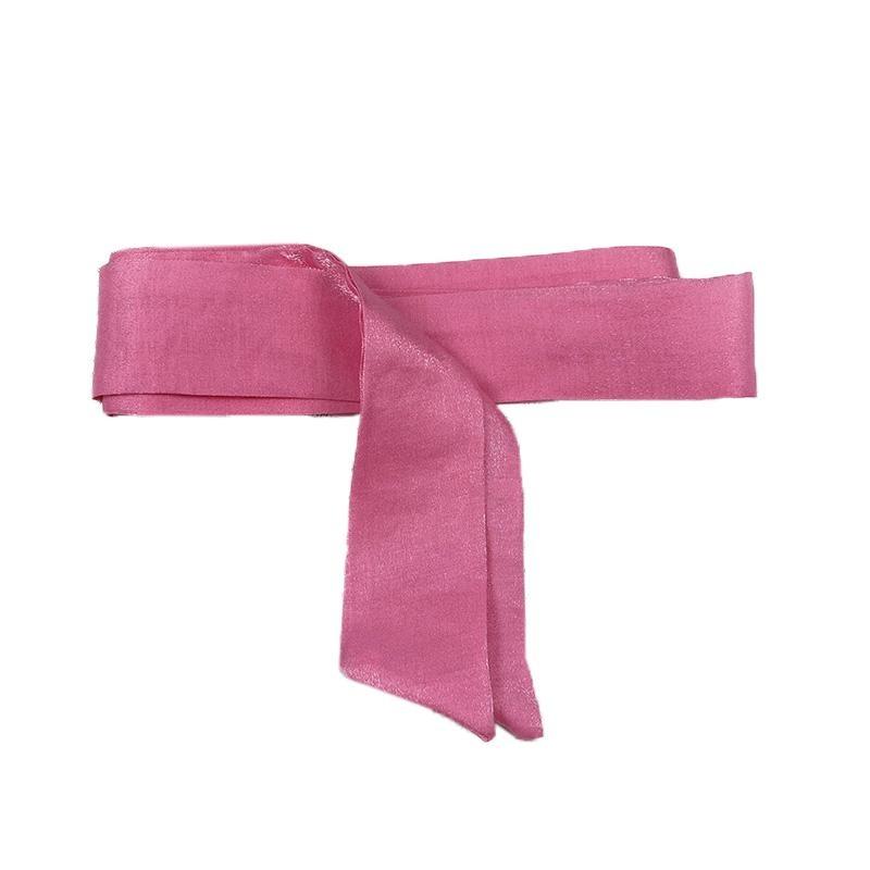 Shimmer Waist Belt Sash Scarf Lace up Ribbon Accessory