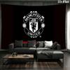 Man United Wall tapestry, aesthetic printed fabric blanket, suitable for bedroom, living room, and home decor.