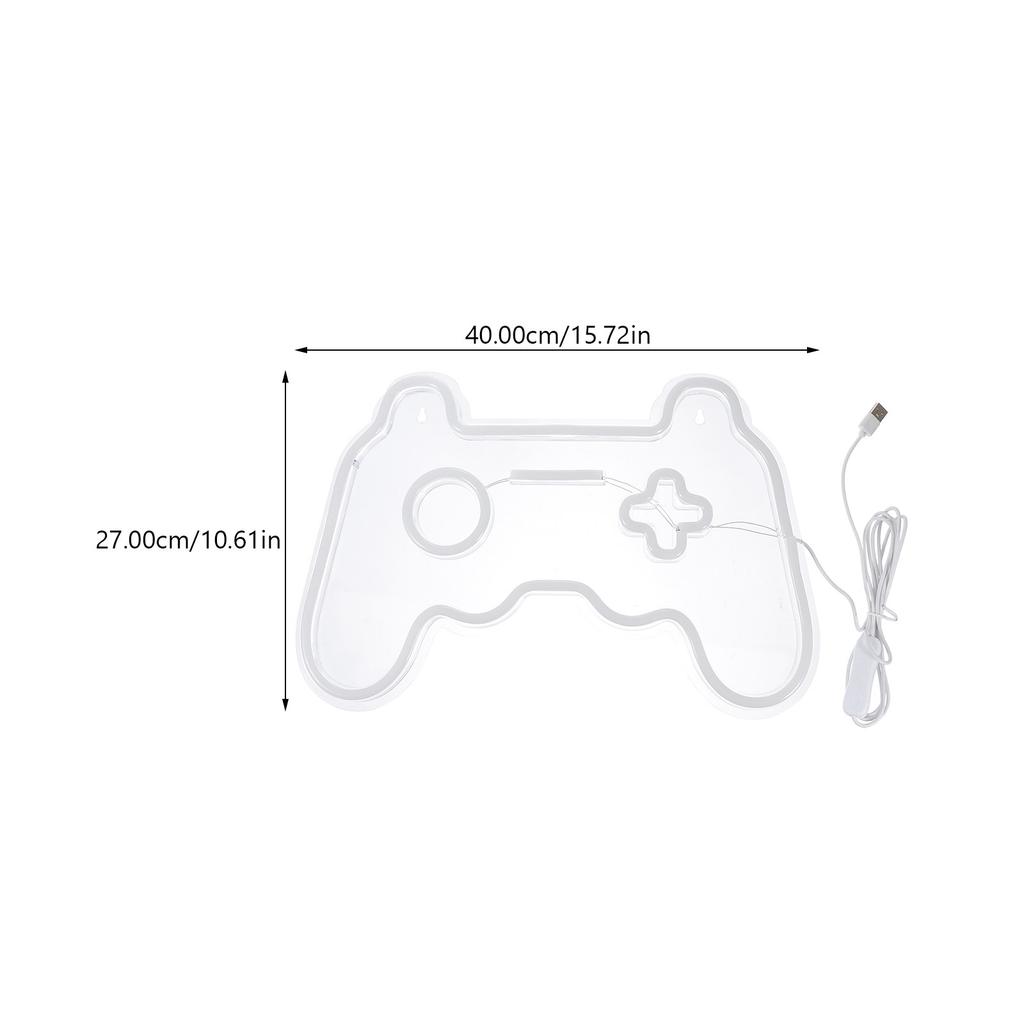 1Pcs Game Controller Neon Light Creative Night Light LED Neon Lamp Home Decorative Night Lamp for Bedroom Party Festival Gift