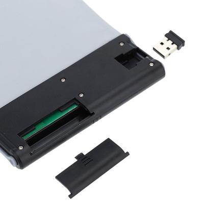 Klawiatura bezprzewodowa 2,4G 107 klawiszy Przenośna składana miękka silikonowa, pyłoszczelna klawiatura na komputer stacjonarny