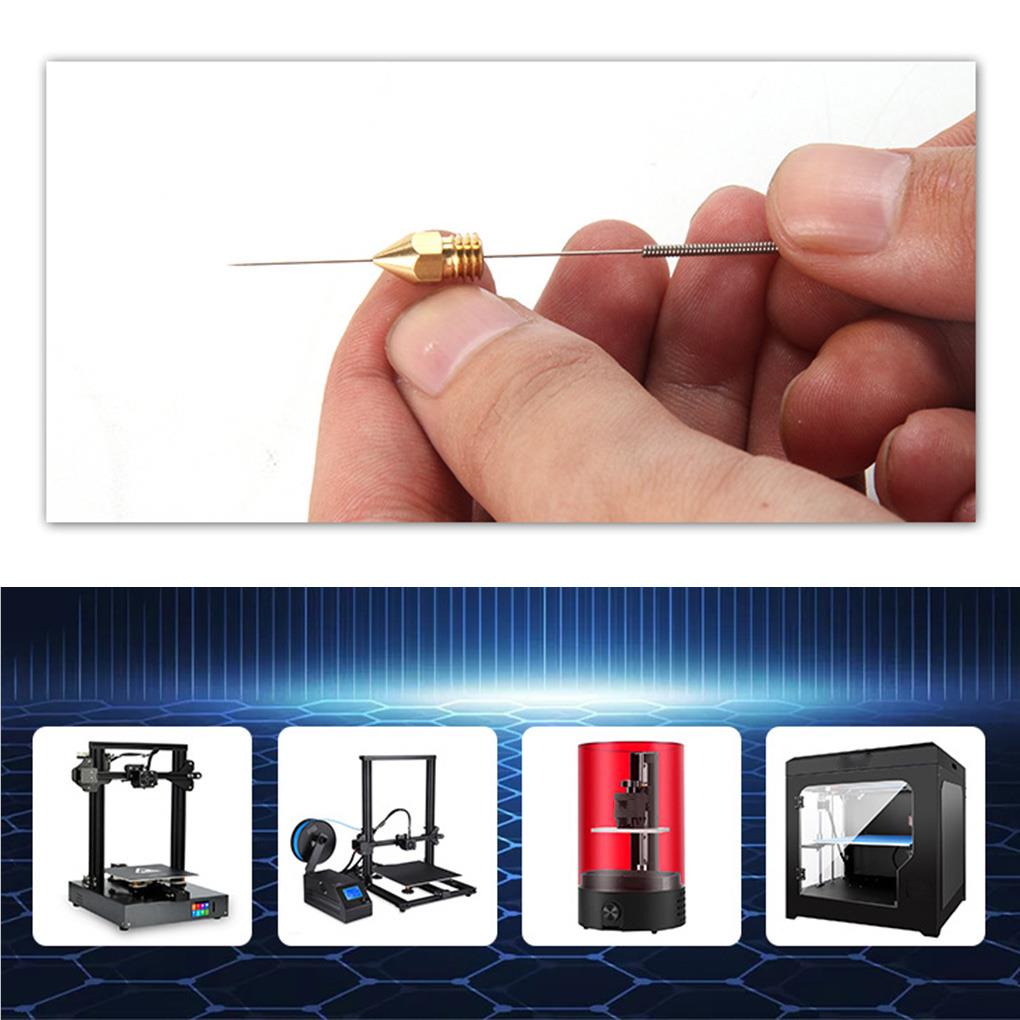 Duza Imprimantă 3D Alamă Cap Extruder Portabil Duză Alamă Filet Ferm Imprimantă, 3mm/1.75mm