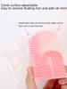 1pc-Small Wall Corner Fixed Arch Cat Grooming Device, Hair Removal and Itching Relief Massage Brush