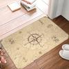 Mappa del Mondo Blu Zerbino Tappetino Antiscivolo Bagno Cucina Giardino Tappeto Tappeto 40*60cm
