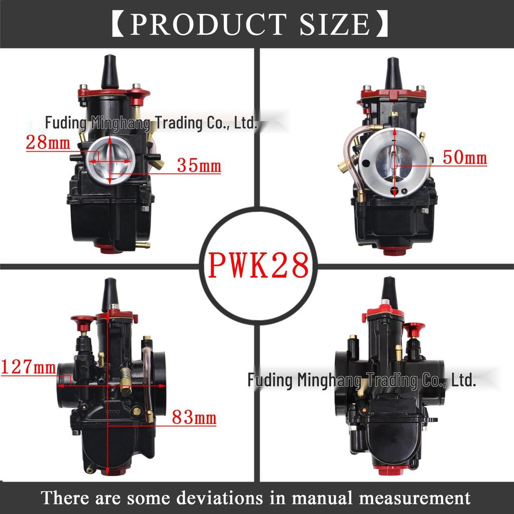 PWK 21-34mm Black Red Off-road Motorcycle ATV Racing Carburetor