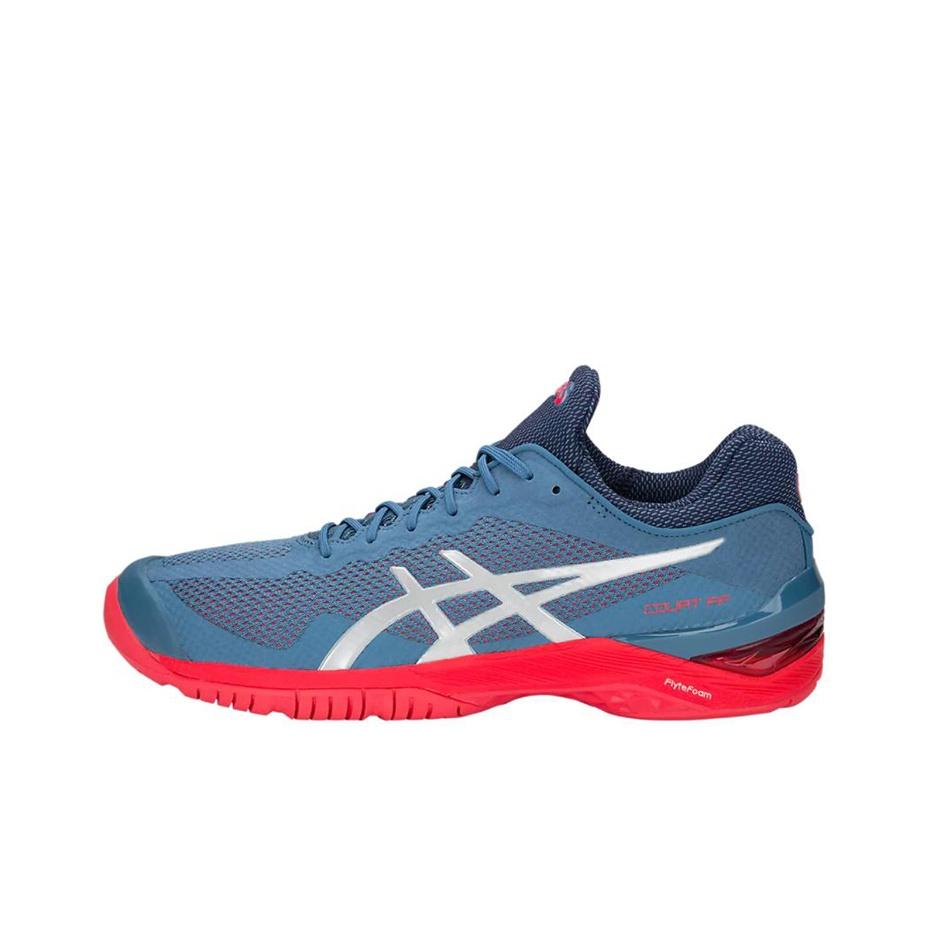 Asics Court FF Hållbara Andningsbara Låga Löparskor Unisex Sneaker Blå E700N-400