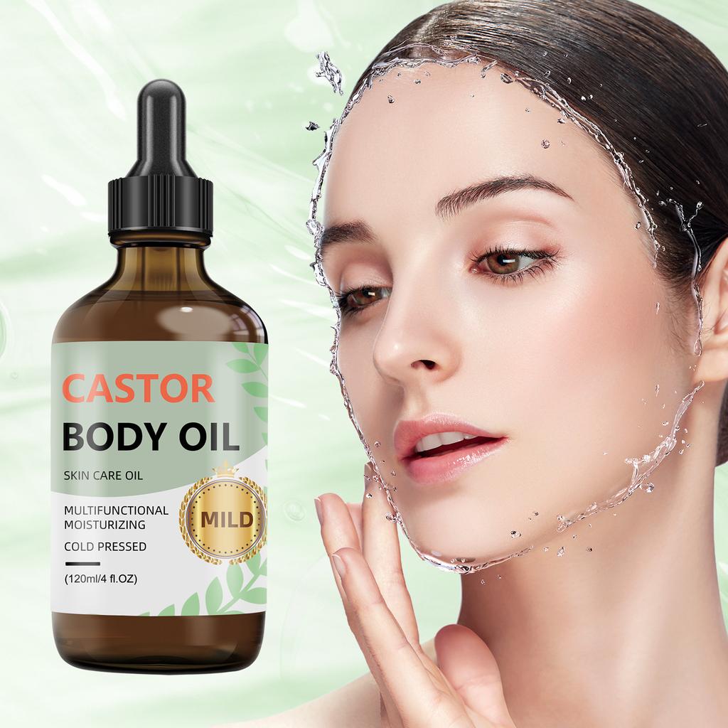 Castor Care Oil Face And Body Care Oil Care Uniform Skin 120ml