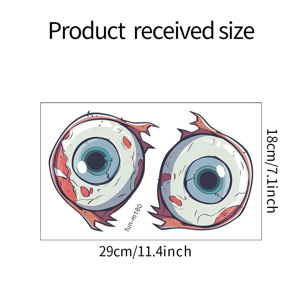 

Хэллоуин ужас глазное яблоко домашняя ванная комната атмосфера ванная комната декоративная наклейка для унитаза 18*29CM/fun-m180