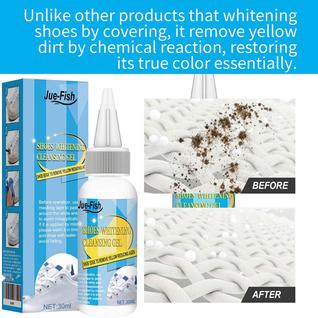 Jue-Fish No-Rinse Shoe Cleaner & Stain Remover
