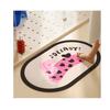 Cartoon Washroom Moisture Absorbing Oil Absorption Anti-slip Mat Household Toilet Fast-dry Foot Good Rug Bathroom Door Diatom Mud Mat