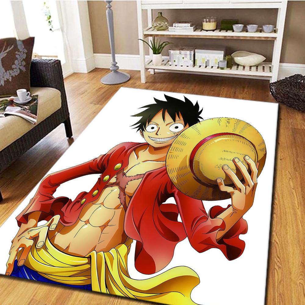 ONE PIECE Monkey D. Luffy Living Room Carpet, Bedroom Decor, Home Cool Movie Mat Play Floor Mat -HE112