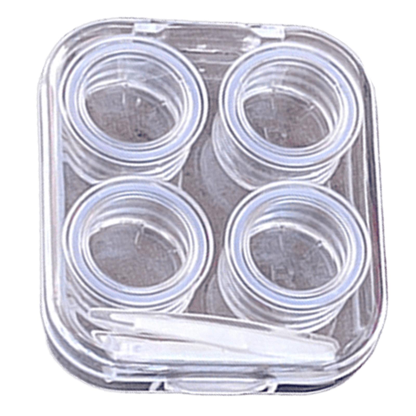 

Контейнер для контактных линз с крышкой без закручивания и встроенными инструментами для быстрого и легкого использования. Отлично подходит для студентов и профессионалов. прозрачный