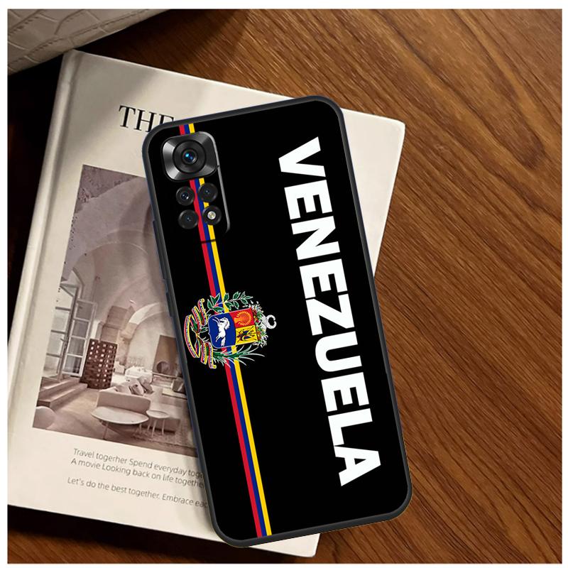 Venezuela Flag Coat Of Arms Case For Xiaomi Redmi Note 12 Pro 8 9 10 11 Pro 9S 10S 11S 12S 9A 9C 9T 10A 10C 12C Cover