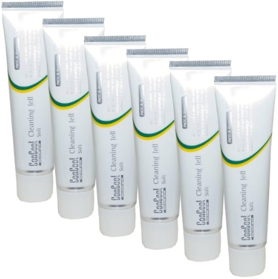

[Set of 6] Concool Cleaning Gel Soft 40g [Includes life smile original cotton set]