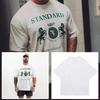 New Gym Fitness T-shirt Loose Oversized Cotton Men Short Sleeves Bodybuilding Sports Tees Summer Training Workout Jogging Tops