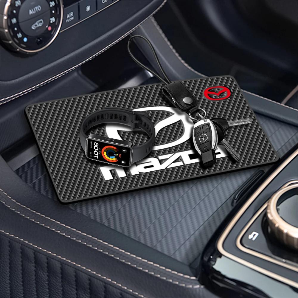 2025 Horká 1ks Silikonová Protiskluzová Lepivá Podložka na Palubní Desku Auta Pro Mazda 3 Bk 6 Gh CX-5 CX30 MX-5 2 5 CX-3 GJ GL CX-8 MS RX-8 626 Mia