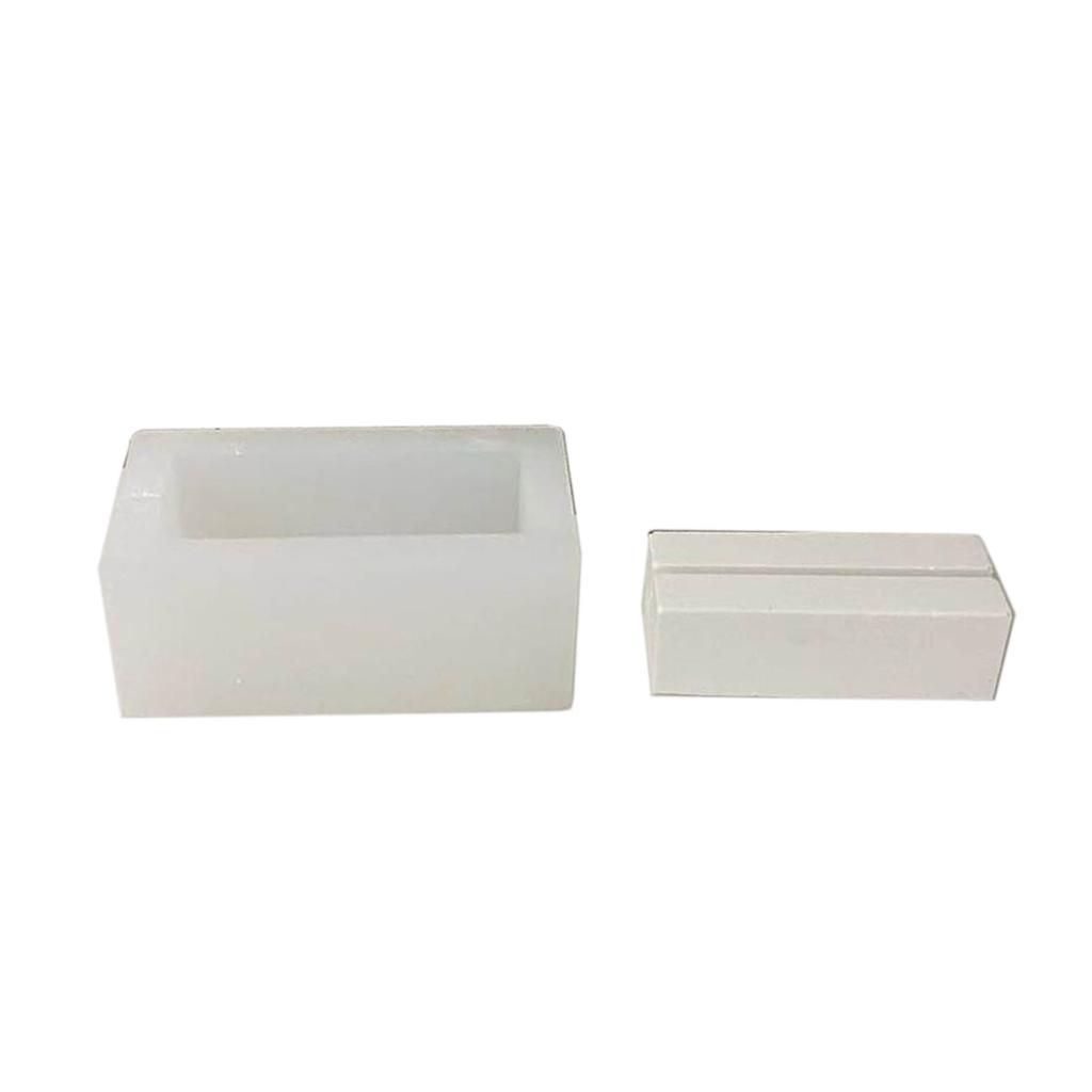 Silicone Epoxy Resin Mold Jewelry Making Mold Handmade Crafts Desktop Decorations Office Desk Card Holder Ornaments Mold