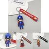 Marvel And Dc Hero Keychain Set Durable And Colorful Superheroes Keyring For Kids And Adults